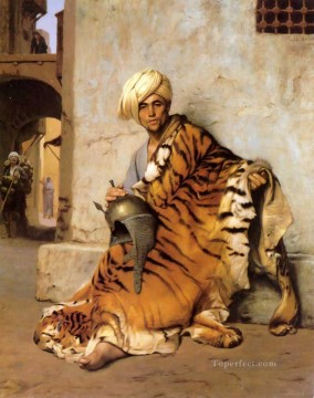 Comerciante de pieles del Cairo árabe Jean Leon Gerome Pinturas al óleo